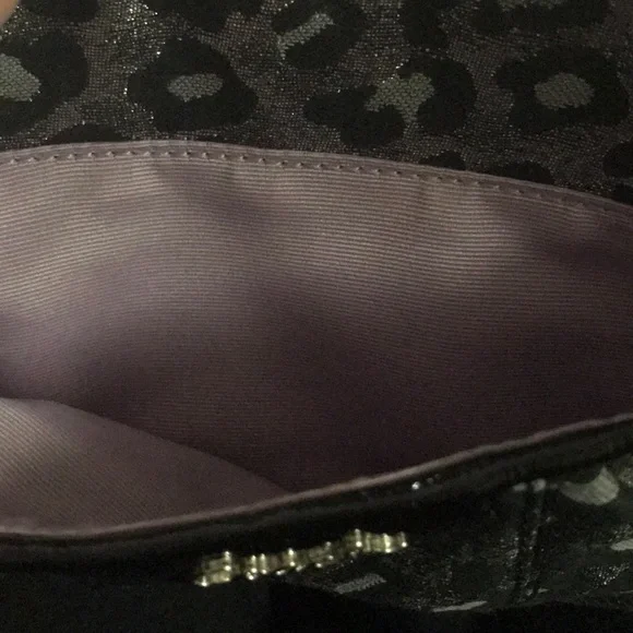 Coach Black and Silver Leopard Crossbody Bag - Picture 5 of 6